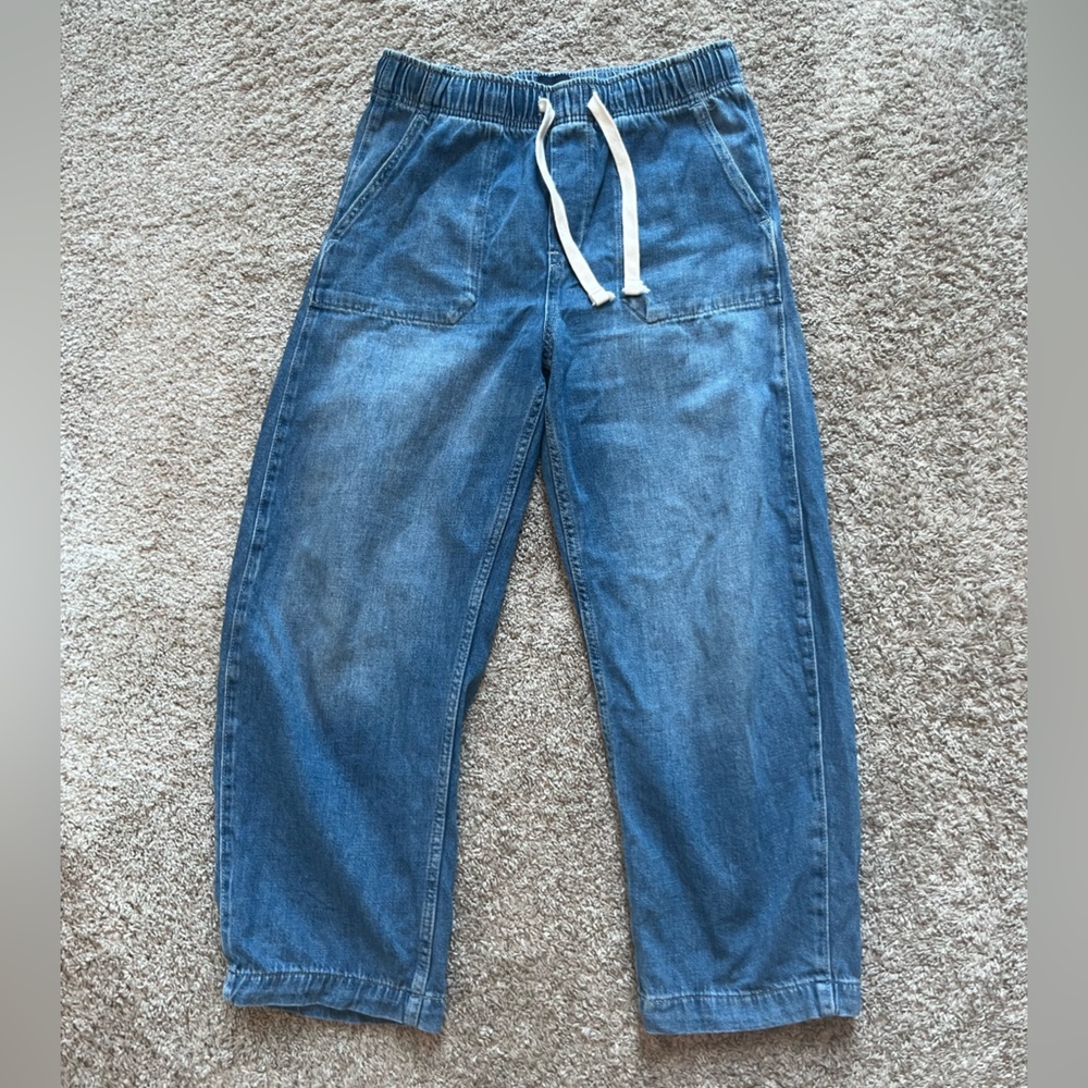 Like New GAP High Rise Easy Barrel Jeans size XS Petite